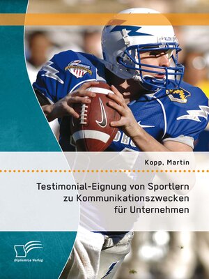 cover image of Testimonial-Eignung von Sportlern zu Kommunikationszwecken für Unternehmen